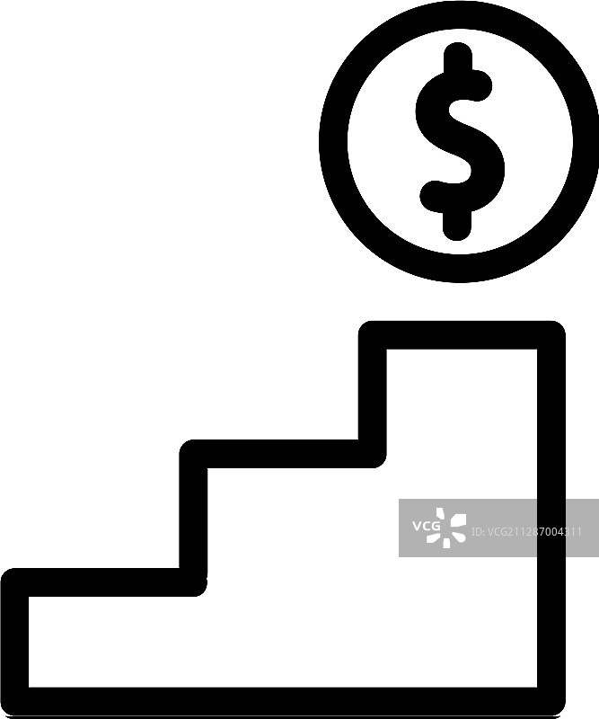 特许经营业务轮廓图标图片素材