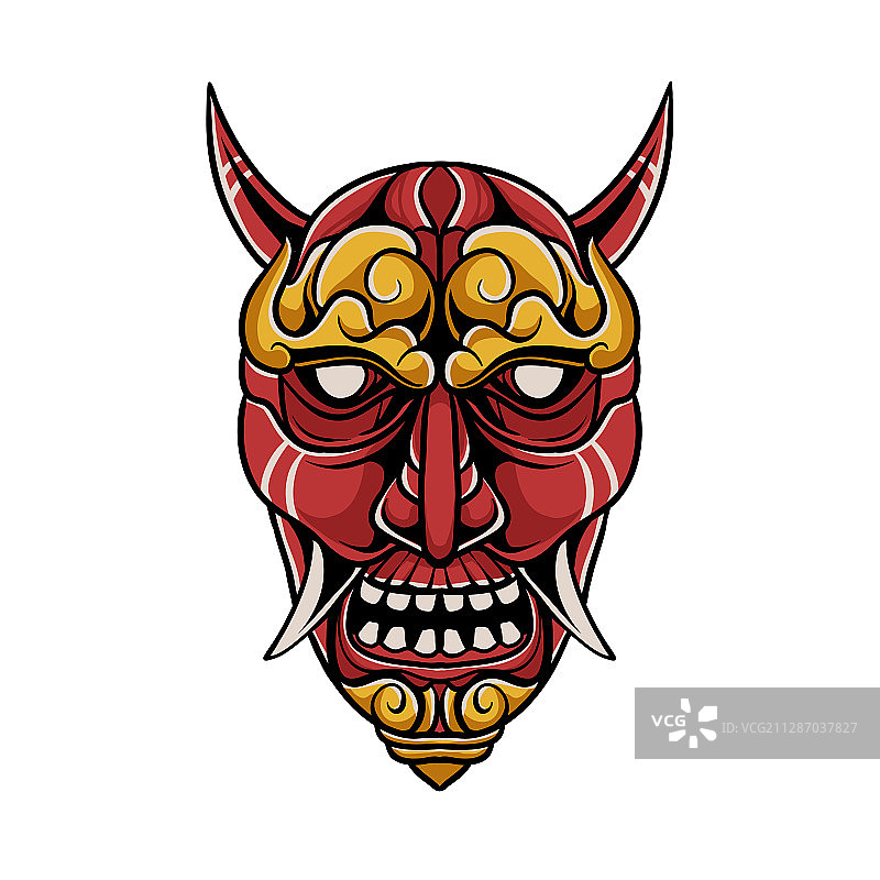 日本恶魔面具图片素材