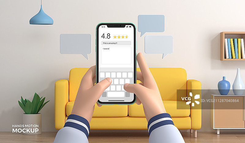 3D卡通手部模型002图片素材