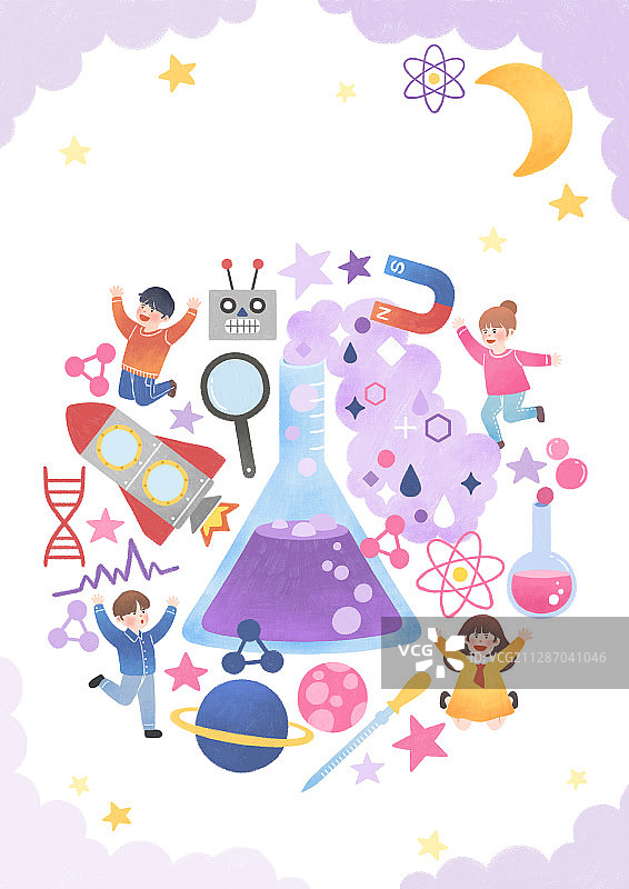 春季活动海报和banner模板设计插画010图片素材