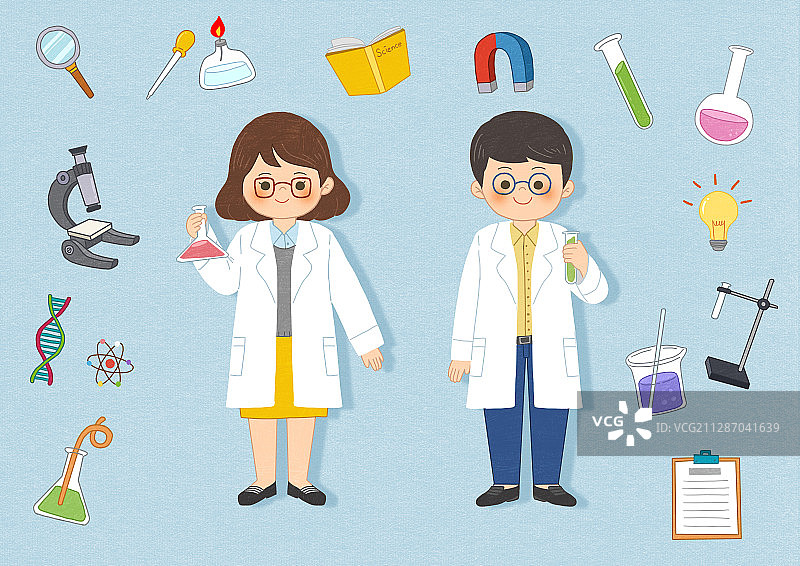 不同职业人物插画 010图片素材