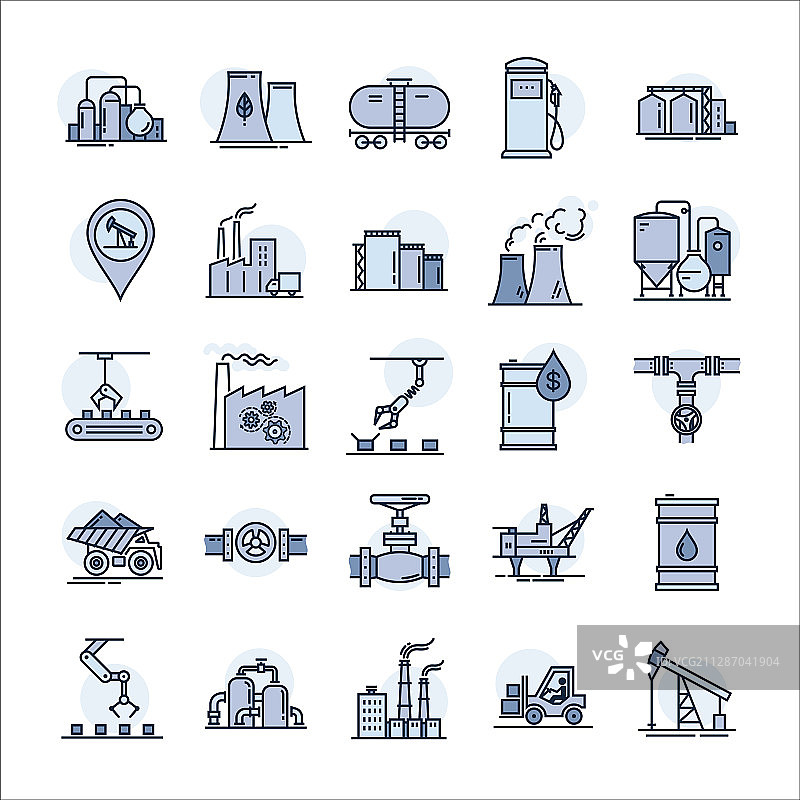 大型行业图标合集图片素材