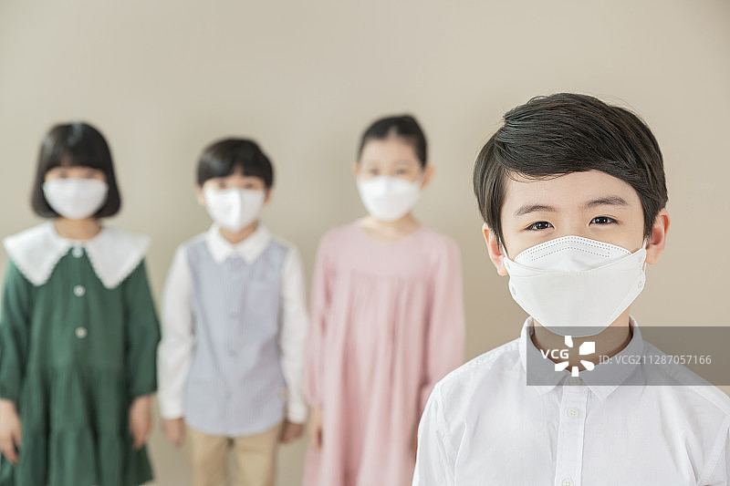 快乐儿童的概念：亚洲儿童的微笑画像031图片素材