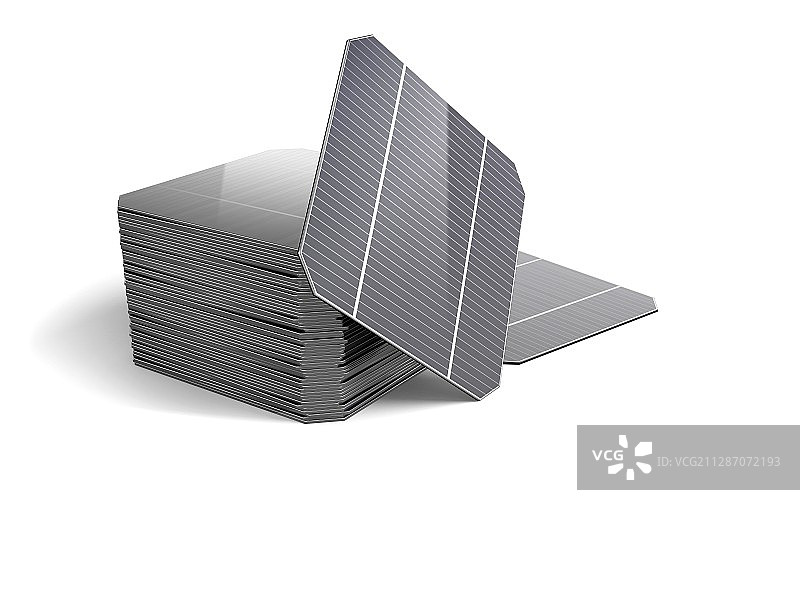 太阳能电池板组件插图图片素材