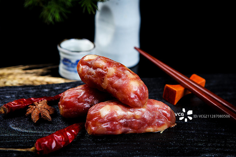 少量美味腊肠图片素材