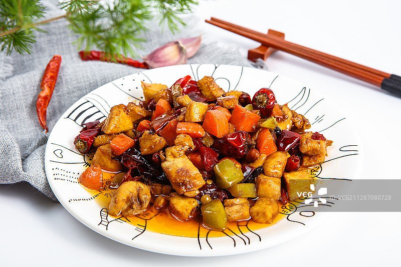 中国菜宫保鸡丁图片素材