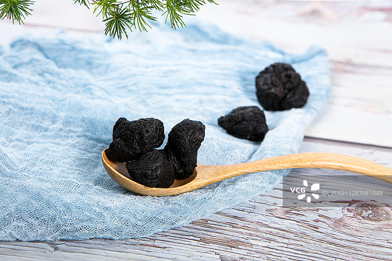 少量中药材熟地图片素材