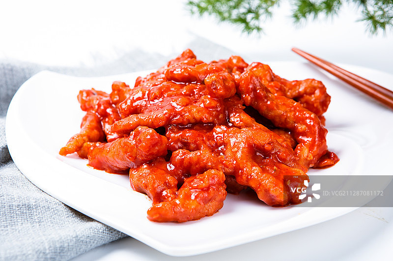中国菜糖醋里脊图片素材