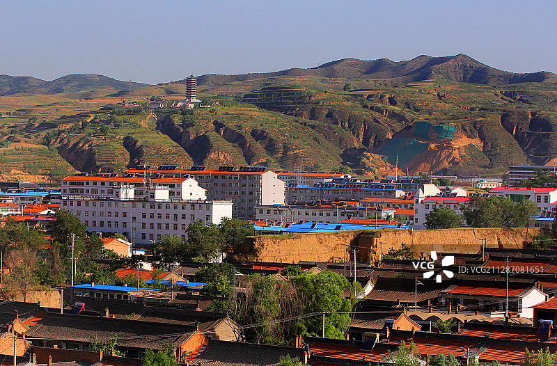 山西省岢岚县城图片素材