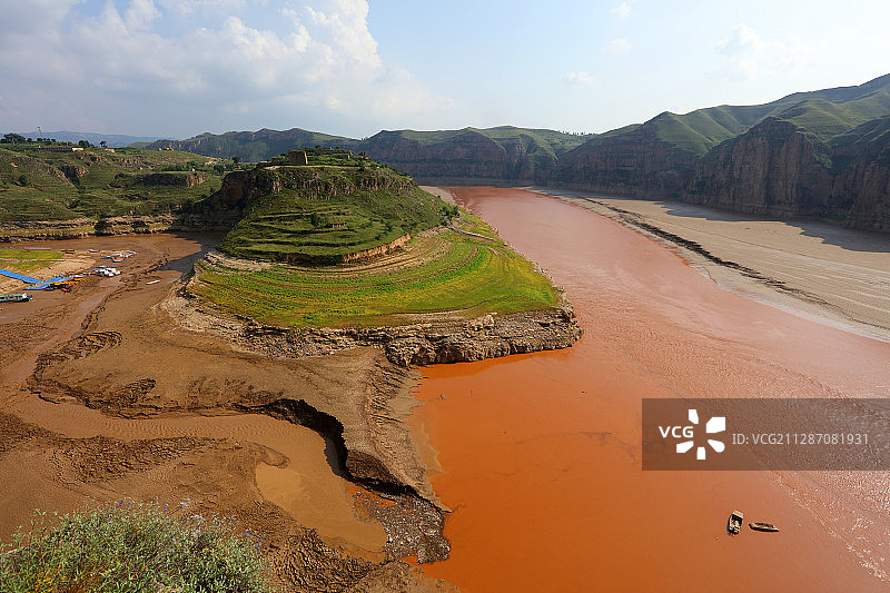山西省偏关县乾坤湾风光图片素材