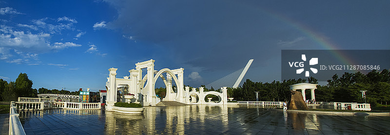 黑龙江省哈尔滨太阳岛图片素材