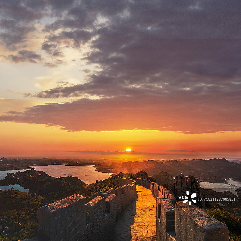 山东省临沂市莒南县天马岛风光图片素材