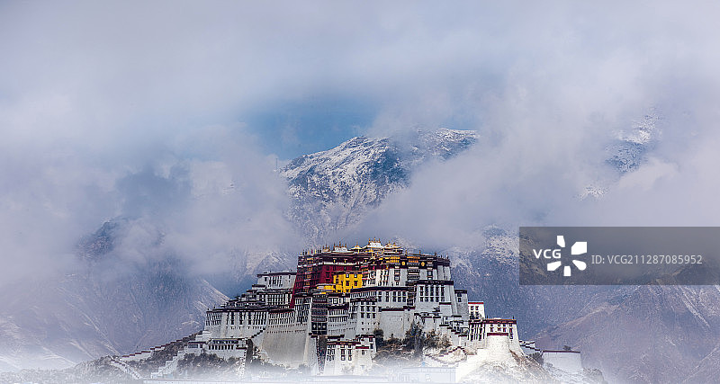 西藏布达拉宫图片素材