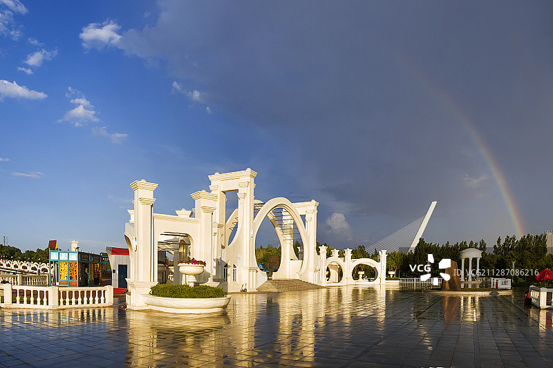 黑龙江省哈尔滨太阳岛图片素材