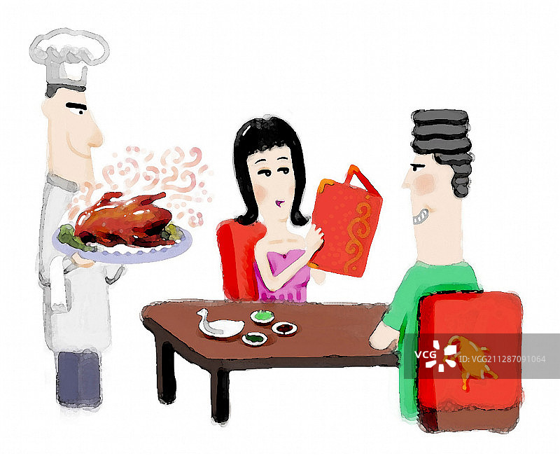 北京一日游-烤鸭图片素材