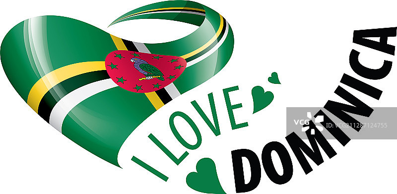 多米尼加国旗图片素材