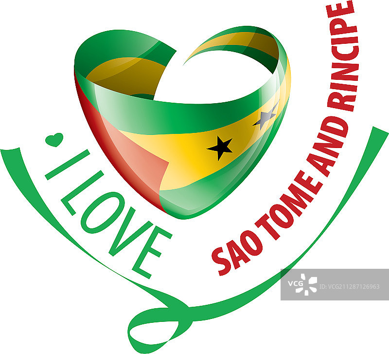 圣多美和普林西比国旗图片素材