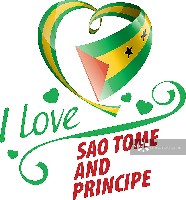 圣多美和普林西比国旗图片素材