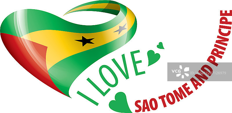 圣多美和普林西比国旗图片素材