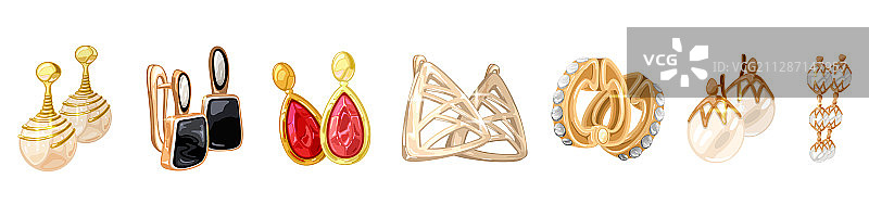 逼真物品组合图片素材