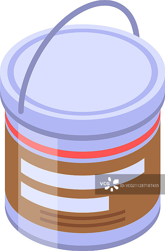桶装胶水2.5D风格图标图片素材