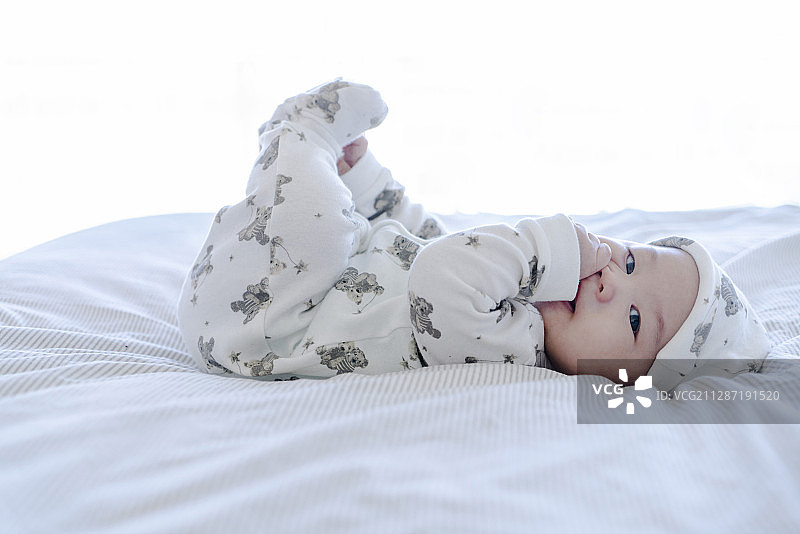 萌萌的婴儿运动达人图片素材