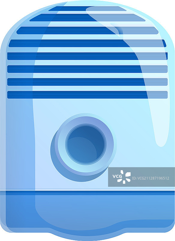 卡通风格气候空气净化器图标图片素材