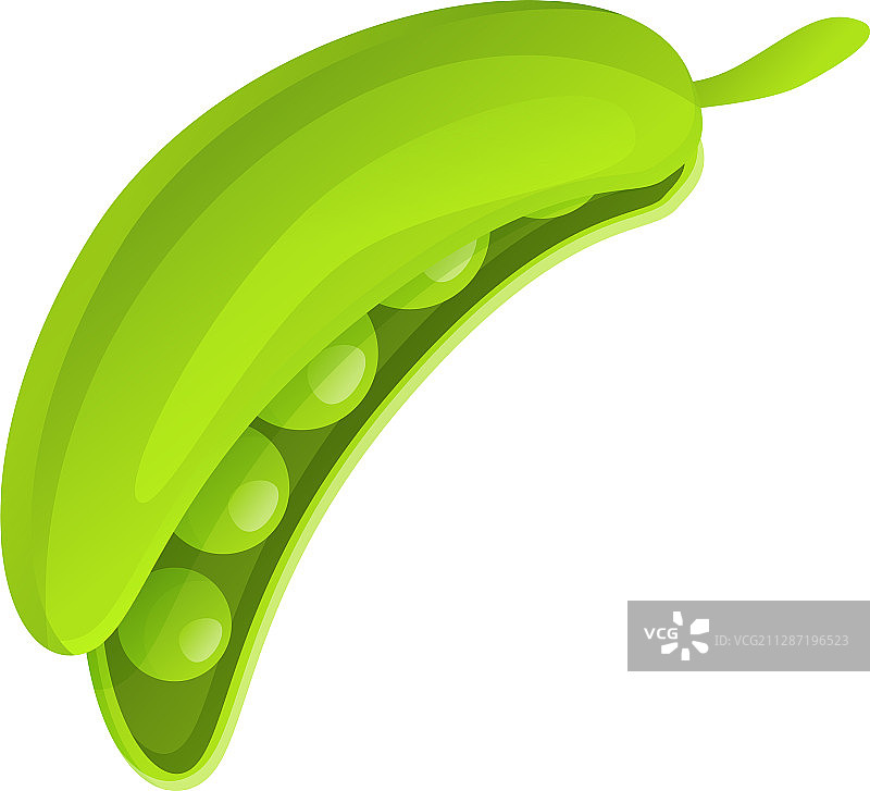 豌豆种子卡通图标图片素材
