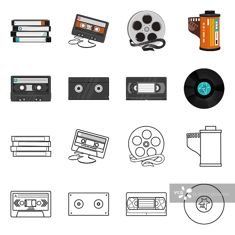 设备标志组合图片素材