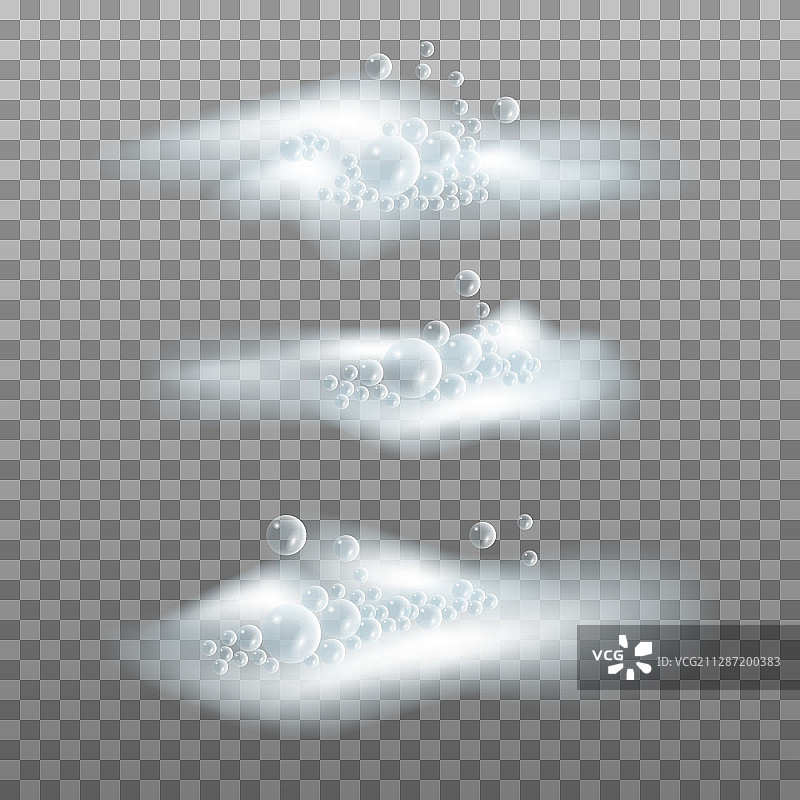 带气泡的肥皂泡沫浴图片素材