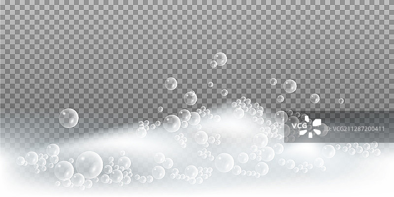 带气泡的肥皂泡沫浴图片素材