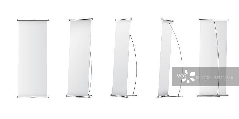 室内空白L型banner设计图片素材