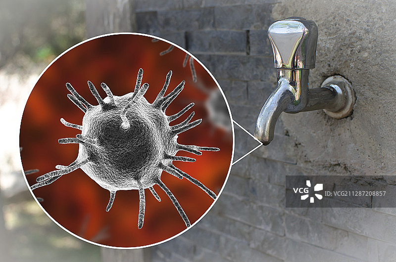 饮用水安全概念插图图片素材