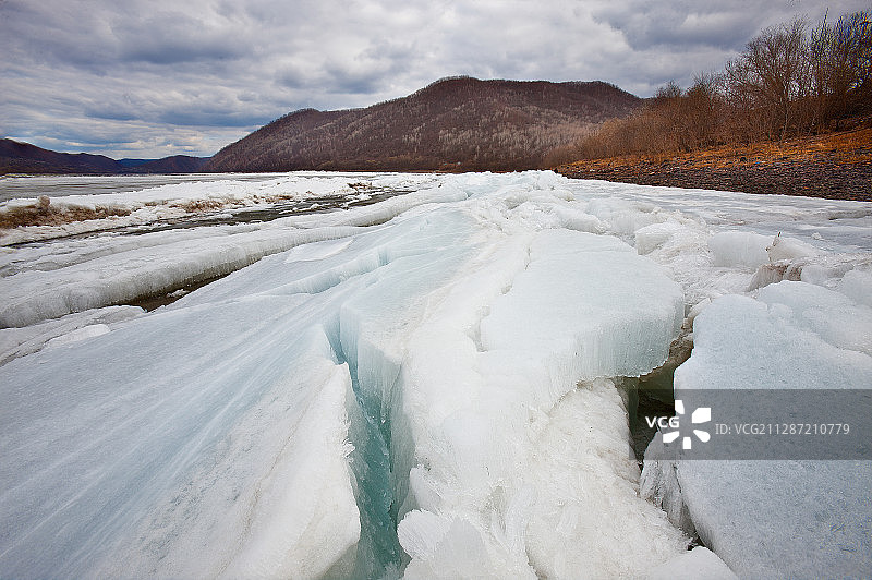 黑龙江省萝北县开江节图片素材
