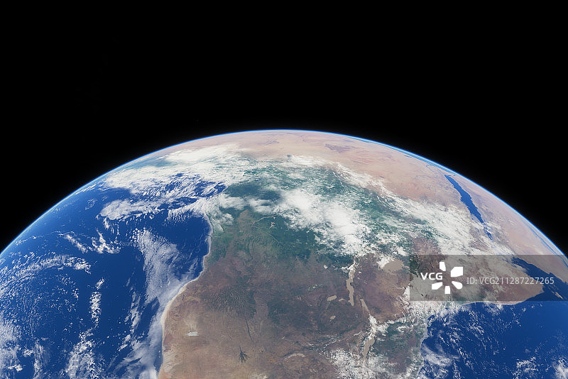 半个地球留白图片素材