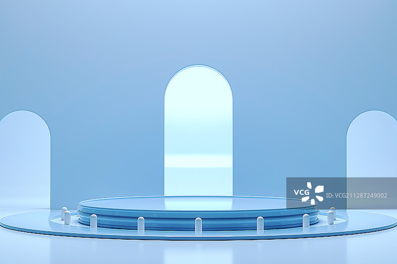 3D物品展览台图片素材