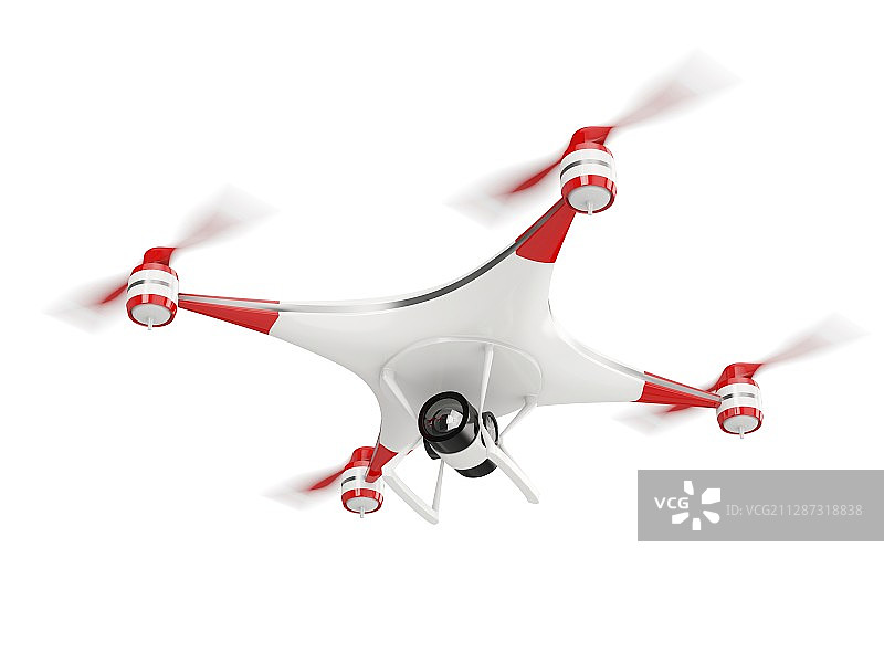 四轴飞行器无人机插画图片素材