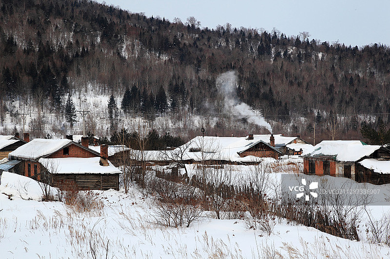 中国雪乡图片素材
