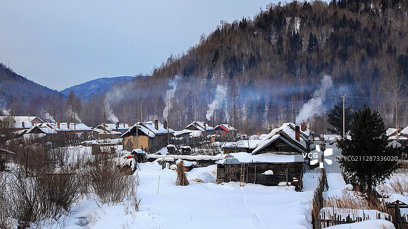 中国雪乡图片素材