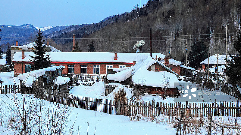 中国雪乡图片素材