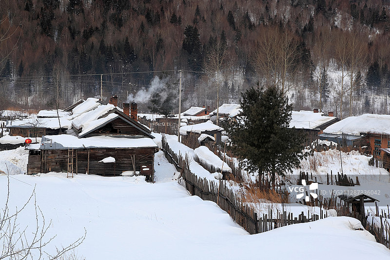 中国雪乡图片素材