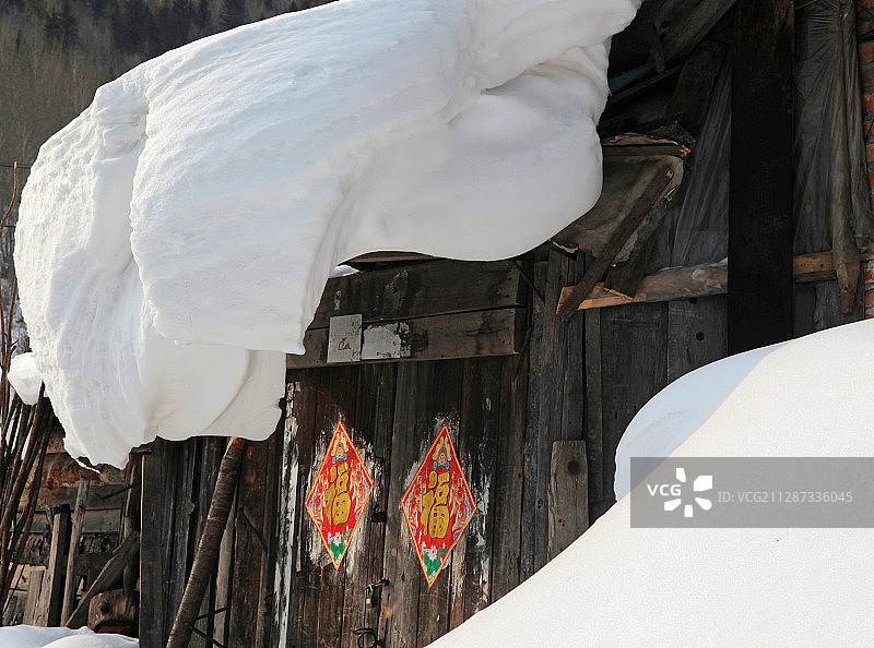 中国雪乡图片素材