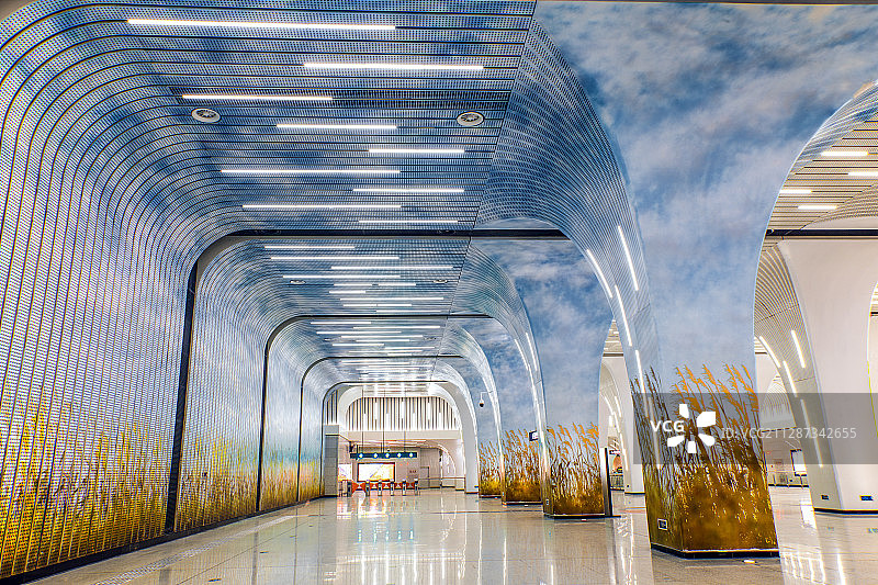 地铁7号线徐家棚站图片素材