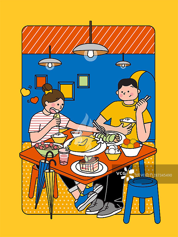 约会美食图片素材