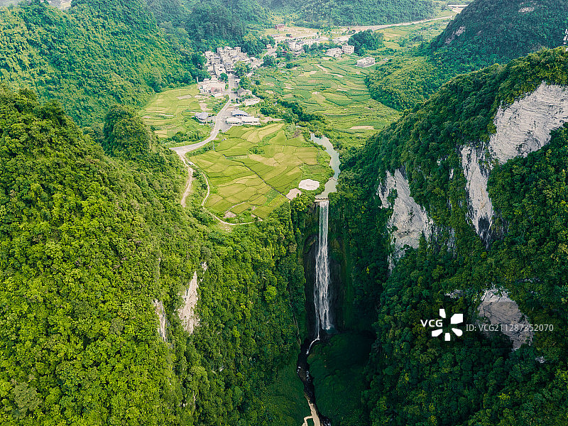 航拍通灵大峡谷，地球伤痕如此震撼图片素材