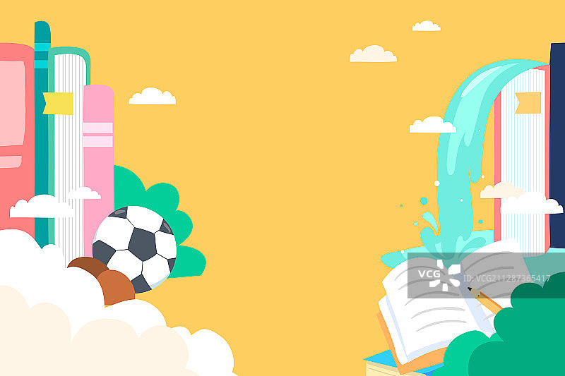 卡通在线教育学习课程知识辅导补习培训中高考学生冲刺班矢量插画图片素材