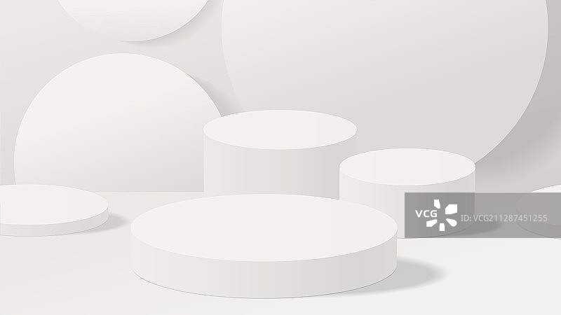 3D模拟C4D场景促销产品陈列展台图片素材