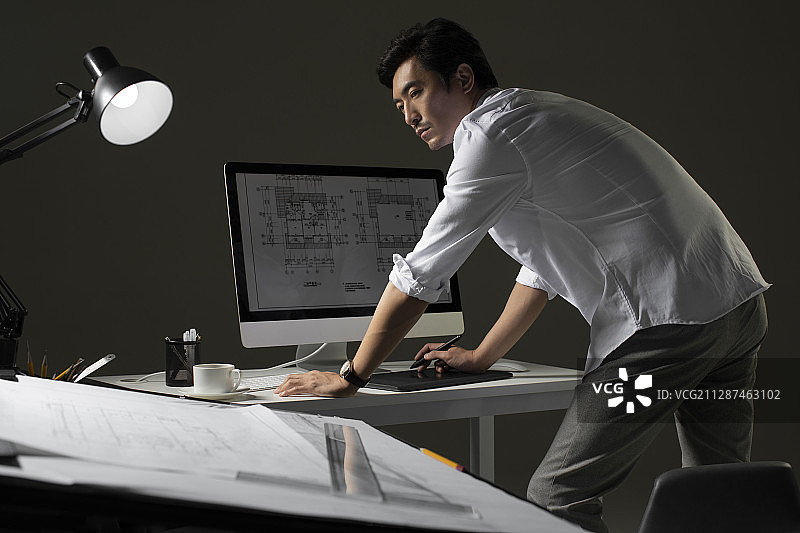 设计师制作图纸图片素材