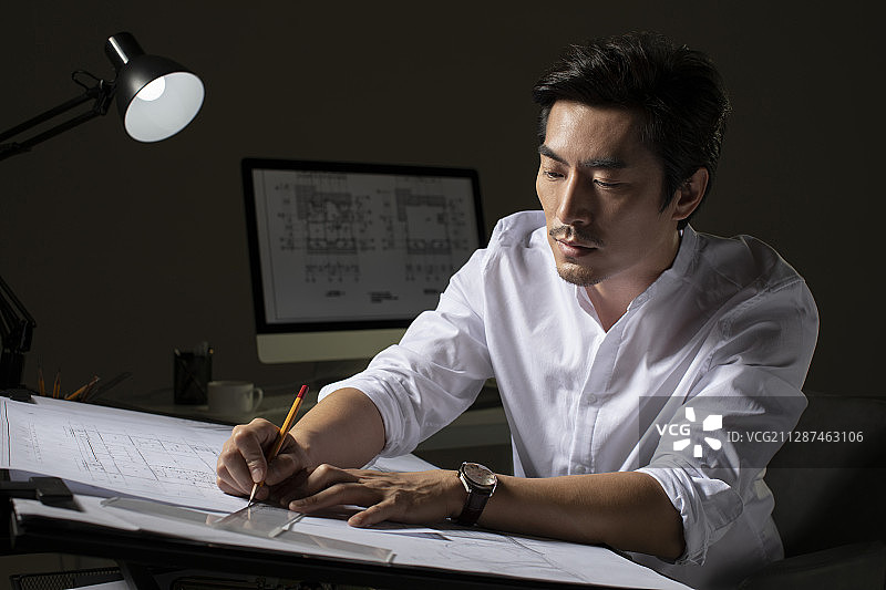 设计师制作图纸图片素材