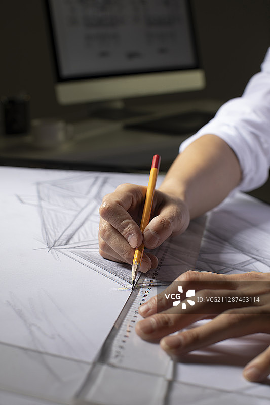 设计师制作图纸图片素材